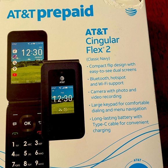 AT&T /Cingular flip phones - Picture 1 of 3
